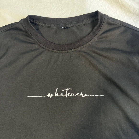 Men Letter Graphic Tee, Round Neck Short Sleeve T-Shirt - Picture 4 of 6